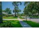 View of the quiet street and sidewalks in front of the home at 2417 Valrico Forest Dr, Valrico, FL 33594