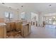 Dated kitchen with tile floors and wood cabinets ready for renovations at 253 Boca Ciega Dr, Madeira Beach, FL 33708