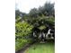 Charming front yard view featuring lush greenery, beautiful trees, and well-maintained landscaping at 3010 Grand View Ave, Clearwater, FL 33759