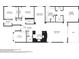 Detailed floor plan showcasing the layout of the home, including the living room, bedrooms, and office space at 30764 Lindentree Dr, Wesley Chapel, FL 33543