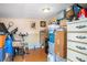 Tidy basement space provides room for storage and recreation at 3405 E Diana St, Tampa, FL 33610