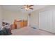 Bedroom with neutral walls, carpet, and closet at 3862 Tristram Loop, Land O Lakes, FL 34638
