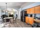 Open floor plan, showcasing living and kitchen area at 5860 War Admiral Dr, Wesley Chapel, FL 33544