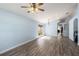 Open living area with modern flooring and lots of natural light at 5860 War Admiral Dr, Wesley Chapel, FL 33544