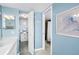 Bathroom features access to the vanity area and shower area at 6265 Sun Blvd # 605, St Petersburg, FL 33715