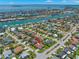 Home with a large canal nearby at 703 Monte Cristo Blvd, Tierra Verde, FL 33715