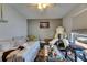 Bedroom with hardwood floors, ceiling fan, and decor at 9481 Highland Oak Dr # 1511, Tampa, FL 33647