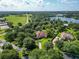 Beautifully landscaped homes in a lush, green community with a lake view at 10504 Echo Lake Dr, Odessa, FL 33556