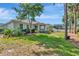 Serene backyard featuring a covered patio and meticulous landscaping at 11510 Quiet Forest Dr, Tampa, FL 33635