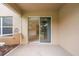 Screened lanai overlooking the backyard, accessible through sliding glass doors with interior view at 11839 Castine St, New Port Richey, FL 34654