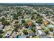 Aerial view of the home showcasing its location in a residential neighborhood at 12468 Empire Dr, Seminole, FL 33772