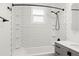 Bright, renovated bathroom with subway tile shower and modern fixtures at 1530 21St N Ave, St Petersburg, FL 33704