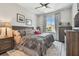 Cozy bedroom with a comfortable bed, neutral decor, ample natural light, and tasteful furnishings at 17 Franklin S Ct # C, St Petersburg, FL 33711