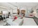 Spacious living room featuring sleek furniture, a modern design, and an open layout perfect for entertaining at 17 Franklin S Ct # C, St Petersburg, FL 33711
