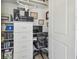 Functional home office space with built-in storage and a computer desk at 17 Franklin S Ct # C, St Petersburg, FL 33711