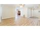 Spacious living room featuring neutral paint and wood-look tile flooring at 2121 23Rd Sw St, Largo, FL 33774