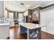 Spacious kitchen features a large center island and stainless steel appliances at 3003 W Leila Ave, Tampa, FL 33611
