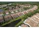 Well-maintained community with lush landscaping, ponds, and tile roofs at 3875 Darston St, Palm Harbor, FL 34685