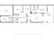 Detailed floor plan showcasing the layout of the home, including room dimensions and features at 3875 Darston St, Palm Harbor, FL 34685