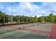 Community tennis courts ready for play in a park-like setting at 3875 Darston St, Palm Harbor, FL 34685