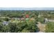 An aerial shot of a neighborhood with lush trees and landscaped properties at 3903 W De Leon St, Tampa, FL 33609