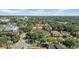 Picturesque aerial shot of a residential area with tree-lined streets and diverse architecture at 3903 W De Leon St, Tampa, FL 33609