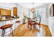 Cozy dining area with stylish chandelier and natural light, perfect for Gathering meals at 3903 W De Leon St, Tampa, FL 33609