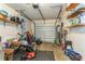 Spacious two-car garage with ample storage space and organization, ready for your projects at 4021 Vana Dr, Sarasota, FL 34241