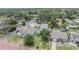An aerial view of a charming single Gathering home surrounded by a lush, green neighborhood at 507 4Th Sw Ave, Largo, FL 33770