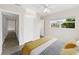 Stylishly decorated bedroom with plenty of natural light and modern furnishings at 5961 41St N Ave, St Petersburg, FL 33709