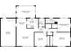 Detailed floor plan of the home with room dimensions and layout at 5961 41St N Ave, St Petersburg, FL 33709