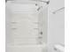 Bright white bathtub and shower combo offers plenty of space at 11615 Mango Ridge Blvd # 39, Seffner, FL 33584