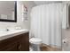 Cozy bathroom with tiled floors, and a shower and tub combination at 14612 Corkwood Dr, Tampa, FL 33626