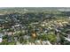 Captivating aerial view of a neighborhood with tree-lined streets featuring a dense collection of houses and colorful rooftops at 3011 Harbor View, Tampa, FL 33611