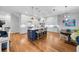 Bright and spacious kitchen featuring a center island, modern appliances, and an adjacent dining area at 3809 W San Pedro St, Tampa, FL 33629