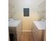 Laundry room with tile floors, washer, dryer and built-in shelving for storage at 4207 S Dale Mabry Hwy # 9106, Tampa, FL 33611