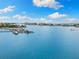 A scenic view of the waterways and marina on a bright sunny day at 479 E Shore Dr # 5, Clearwater, FL 33767