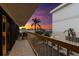 Private balcony with harbor view offers serene sunset vistas and relaxation space at 479 E Shore Dr # 5, Clearwater, FL 33767