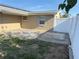 This home has a patio, partial fence, and small backyard perfect for relaxing or entertaining at 5139 Victoria Ln, Holiday, FL 34690