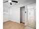 Bedroom with closet, ceiling fan, and lots of natural light at 5405 S Sellas St, Tampa, FL 33611