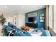 Cozy upstairs bonus room with comfortable seating, perfect for Gathering movie nights at 727 Steel Dr, Apollo Beach, FL 33572