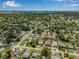 Aerial view showing location of neighborhood in relation to ocean and Tampa at 812 60Th S St, Gulfport, FL 33707