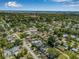 Aerial view showing location of neighborhood in relation to ocean and Tampa at 812 60Th S St, Gulfport, FL 33707