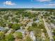 Aerial view showing the property's location within a neighborhood setting at 812 60Th S St, Gulfport, FL 33707