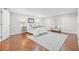 Primary bedroom featuring neutral walls, hardwood floors, and stylish decor at 812 60Th S St, Gulfport, FL 33707