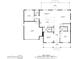 Detailed first floor plan showcasing kitchen, living room, and dining areas at 852 Cordova Ne Blvd, St Petersburg, FL 33704