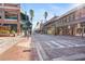 Charming street view featuring historic buildings and palm trees in downtown at 1119 Eau Claire Cir, Tampa, FL 33619