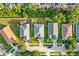 Aerial view of residential street highlighting the home's location and backyard space at 11845 Autumn Creek Dr, Riverview, FL 33569