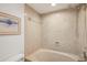 Close up of the bathtub in the Primary bathroom with shower at 12433 Kelso Rd, Thonotosassa, FL 33592