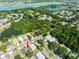 Residential area aerial view emphasizing community layout with lush greenery surrounding comfortable single-Gathering homes at 2024 Glen Forge St, Brandon, FL 33511